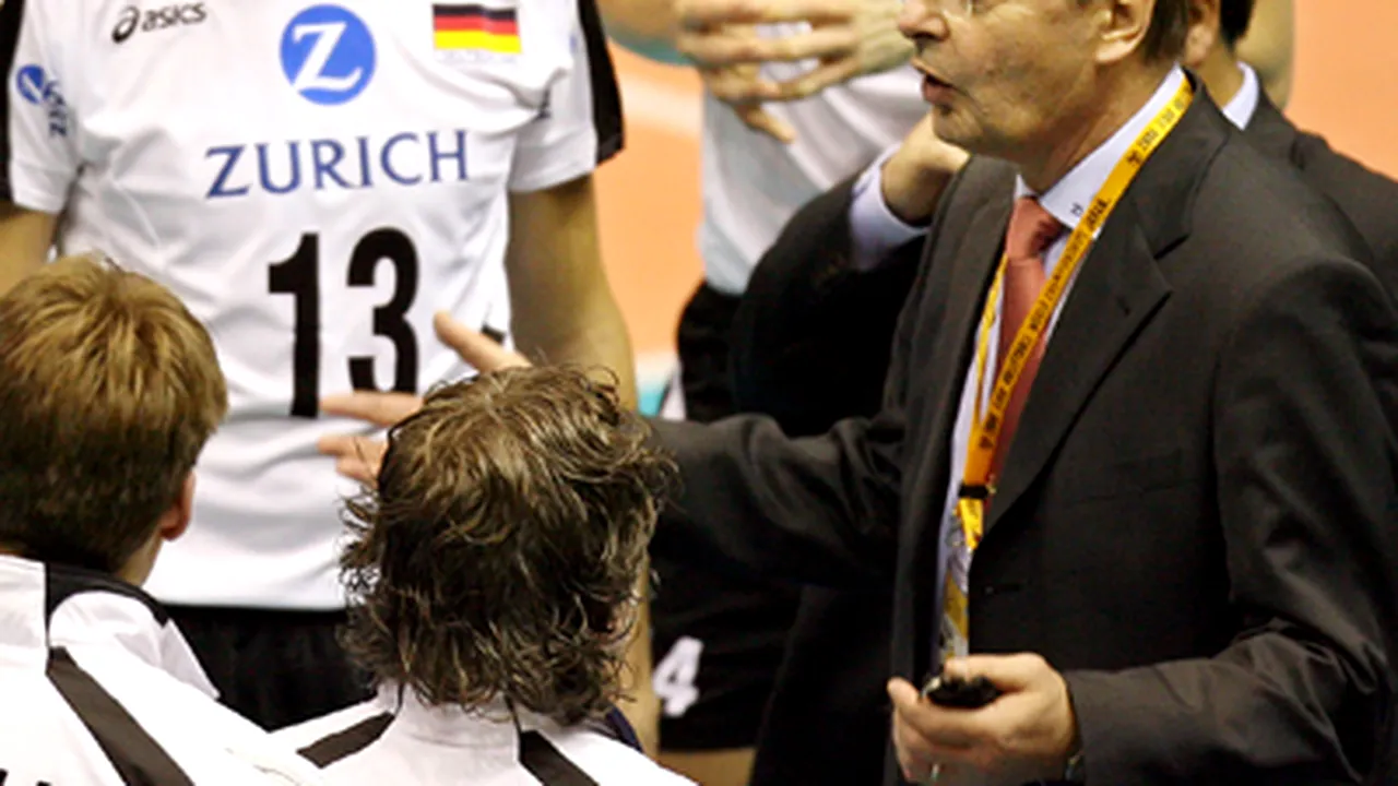 Antrenorul naţionalei de volei masculin a României, campion în Germania
