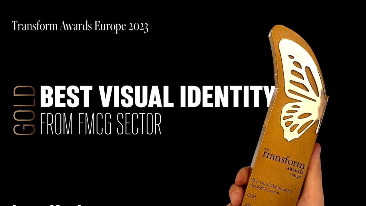 Brandfusion a câştigat aurul la Transform Awards Europe 2023 cu rebrandingul Adams Supplements