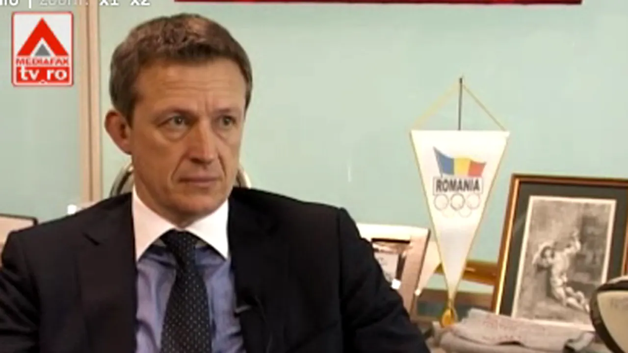 INTERVIU: Morariu: Ne trebuie un cadru de finanţare privat pentru sport