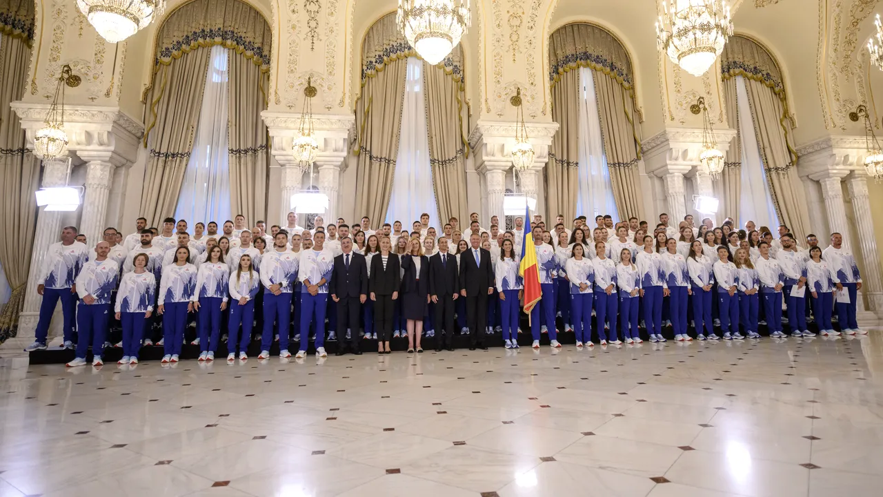 Klaus Iohannis, către echipa olimpică a României: Sunteţi adevărate modele pentru întreaga societate 