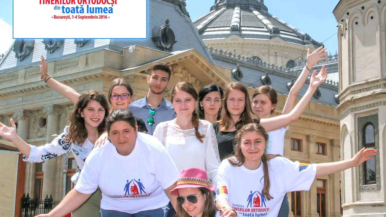Întâlnirea Tinerilor Ortodocşi din toată lumea se desfăşoară la Bucureşti, până în 4 septembrie - VIDEO