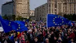 Manifestație pro-UE în centrul Capitalei de Ziua Europei, cu tema „Un singur drum – Europa”. Mesajul lui Tudor Chirilă