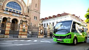 FOTO. Sibiul va avea o linie verde de transport în centrul oraşului