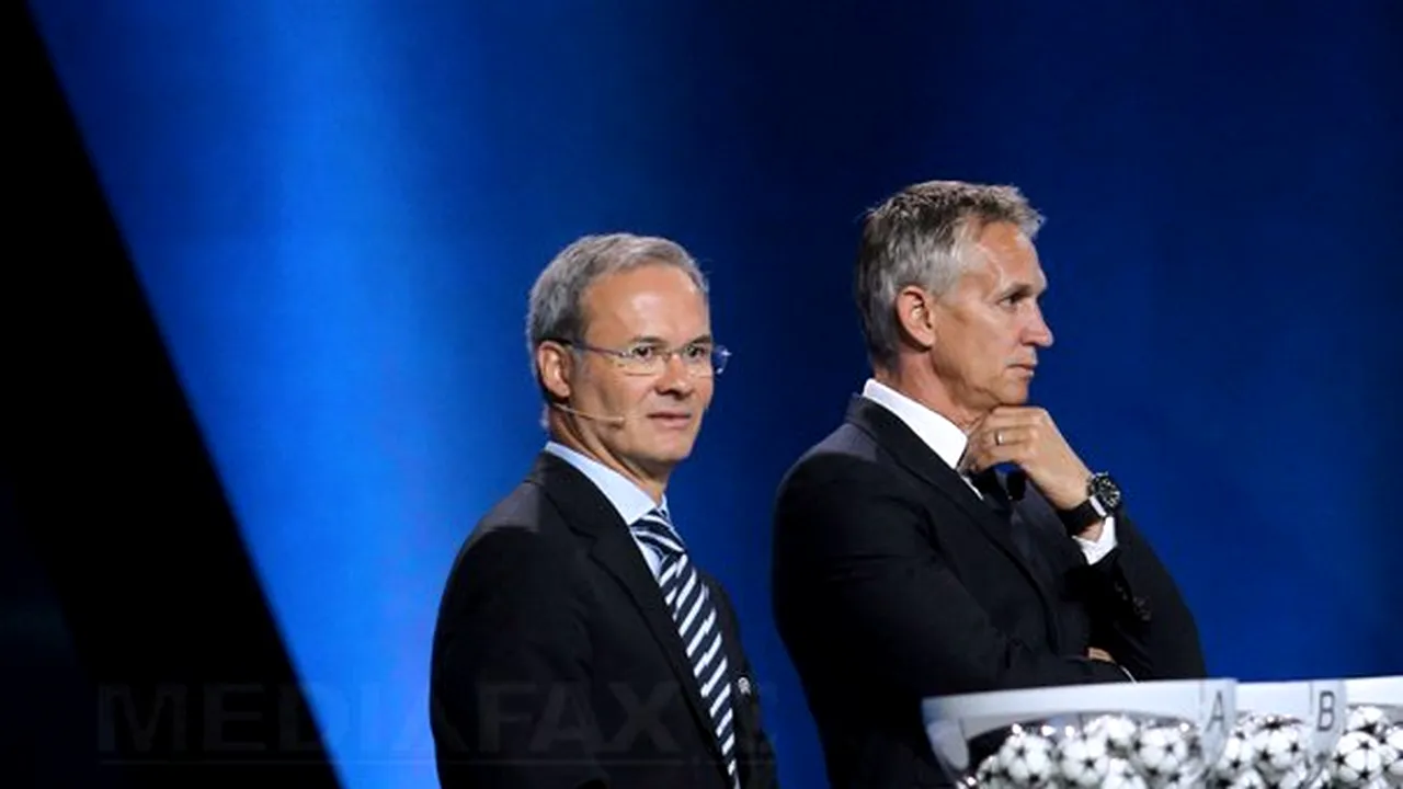 Coincidenţă la UEFA: Tabloul pentru optimile Ligii Campionilor, identic cu cel de la repetiţia de miercuri. Exista o şansă la două milioane să fie tragerea la sorţi identică