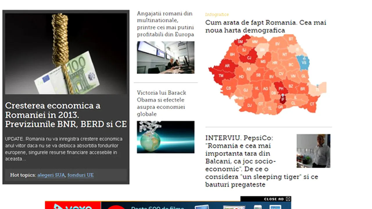 www.incont.ro, site-ul economic al Ştirilor ProTV, are un nou design