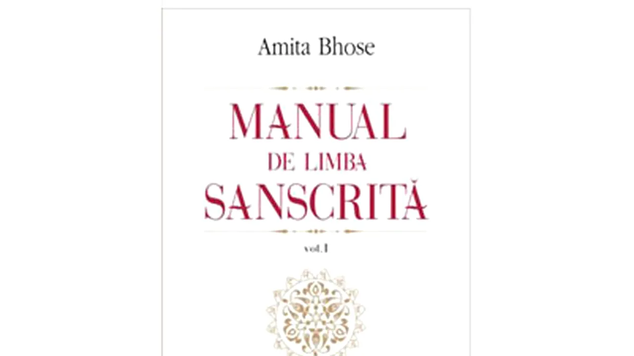 A fost publicat primul manual de limba sanscrită din România