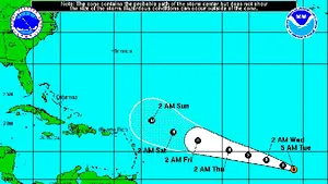 Furtuna tropicală Katia s-ar putea transforma miercuri într-un uragan de categoria a 3-a