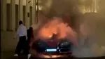 Incident la Moscova. O limuzină din flota lui Putin a explodat