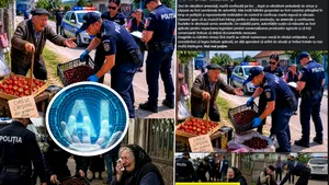 ANALIZĂ Imagini AI cu bătrâni în lacrimi și polițiști care le confiscă fructele, distribuite masiv pe Facebook. Mulți utilizatori le-au tratat ca fotografii reale