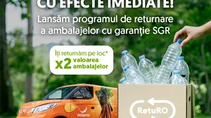 Sezamo introduce serviciul de colectare a ambalajelor cu garanţie şi dublează valoarea acestora