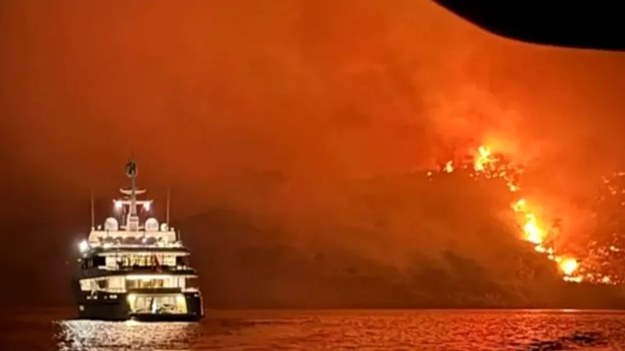 Incendiul de la artificiile de pe iaht. Grecii i-au pus sub acuzare pe cei responsabili pentru incediul de pe insula Hydra