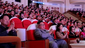 FOTO: Mătuşa dictatorului nord-coreean Kim Jong-un reapare în public, după şase ani de la execuţia soţului său
