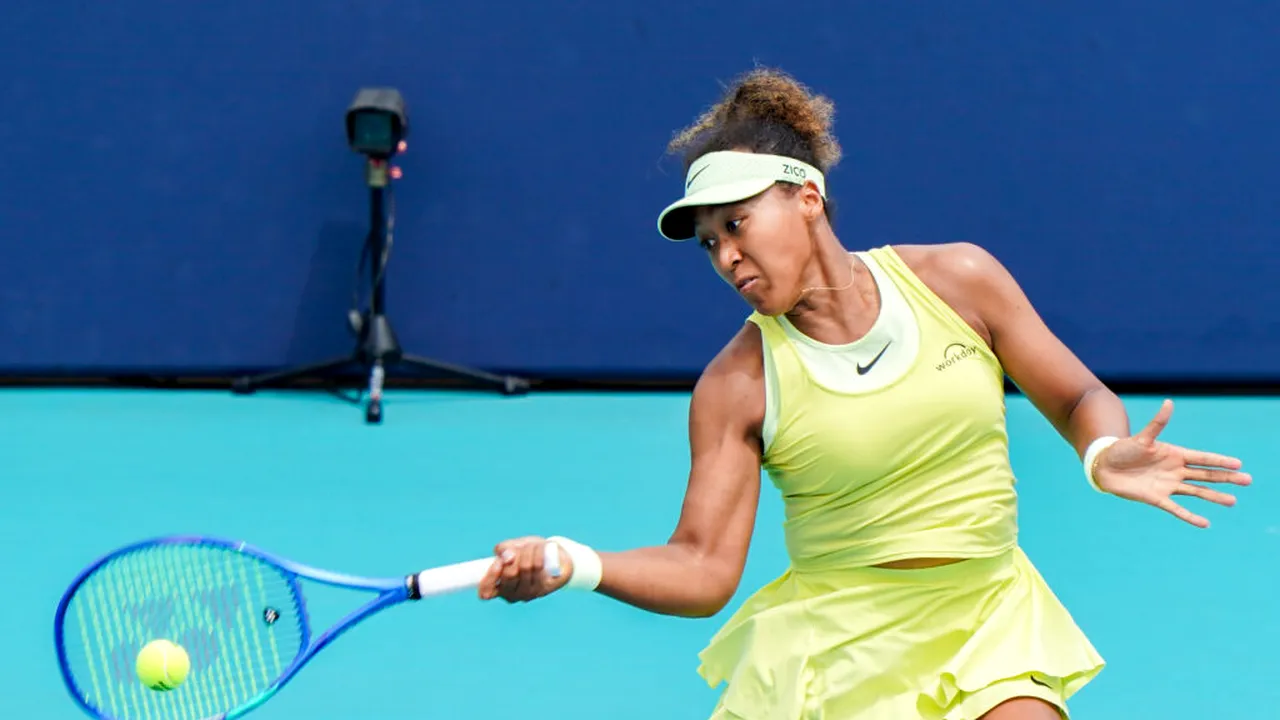 Naomi Osaka a fost învinsă în primul tur al turneului de la Madrid