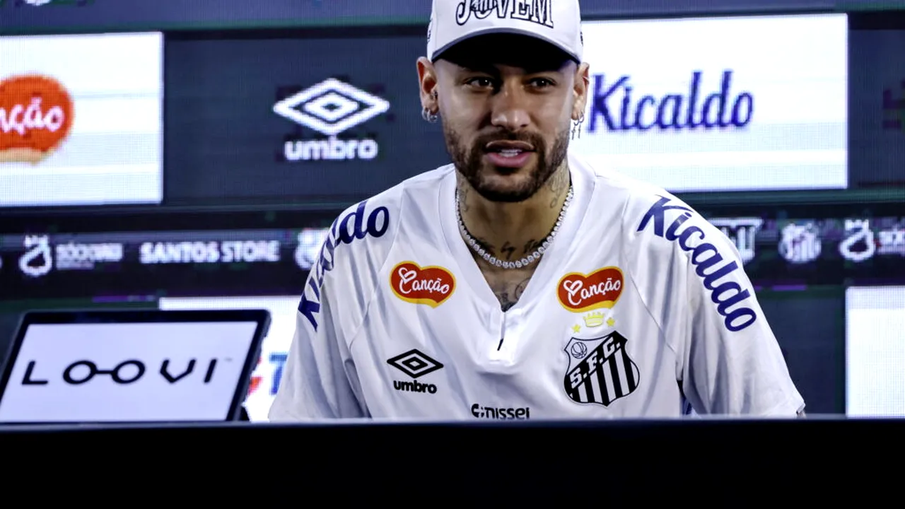 Neymar marchează pentru Santos după scandalul cu Robinho Jr. Cei doi și-au cerut scuze după incident
