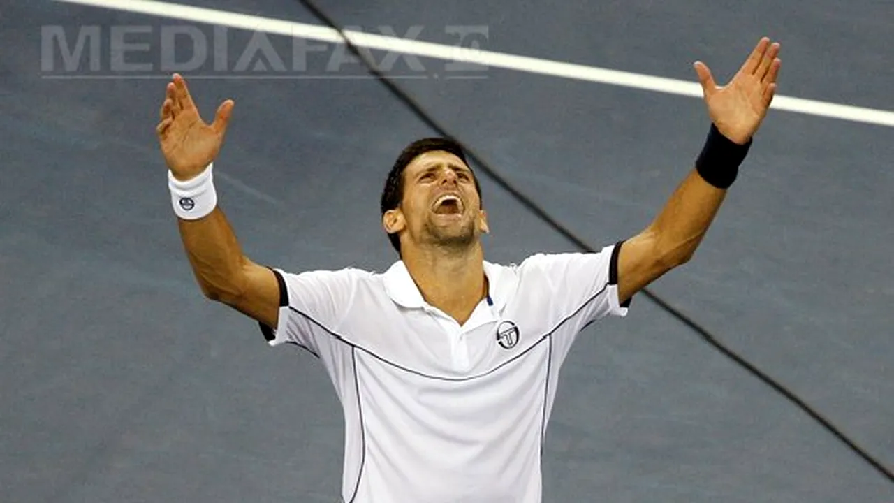 Novak Djokovici a câştigat turneul de la Shanghai