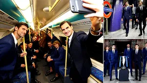 Cei mai buni jucători de tenis din lume au făcut senzaţie în METROUL londonez. Turneul Campionilor începe duminică la Londra. Programul meciurilor
