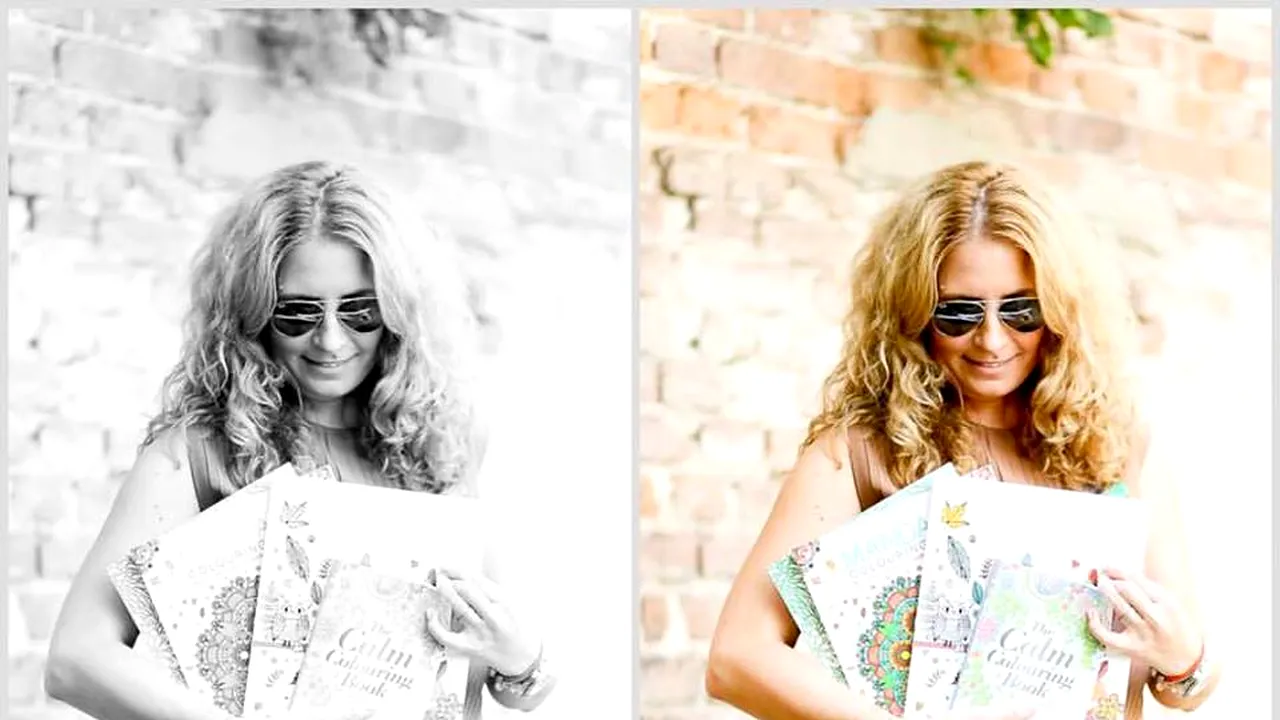 Corina Dorobanţu, liveincolors.ro: ”Colorează cărţi, alungă anxietatea, cunoaşte-te mai bine” - GALERIE FOTO
