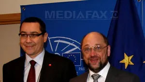 Ponta: Referendumul va fi organizat conform deciziei Curţii Constituţionale. Martin Schulz: Valorile UE trebuie respectate de toţi