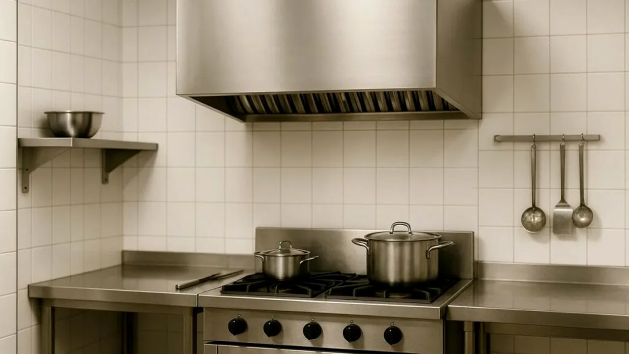 Hota inox profesională. Iată când este recomandat un model cubic de perete! (P)