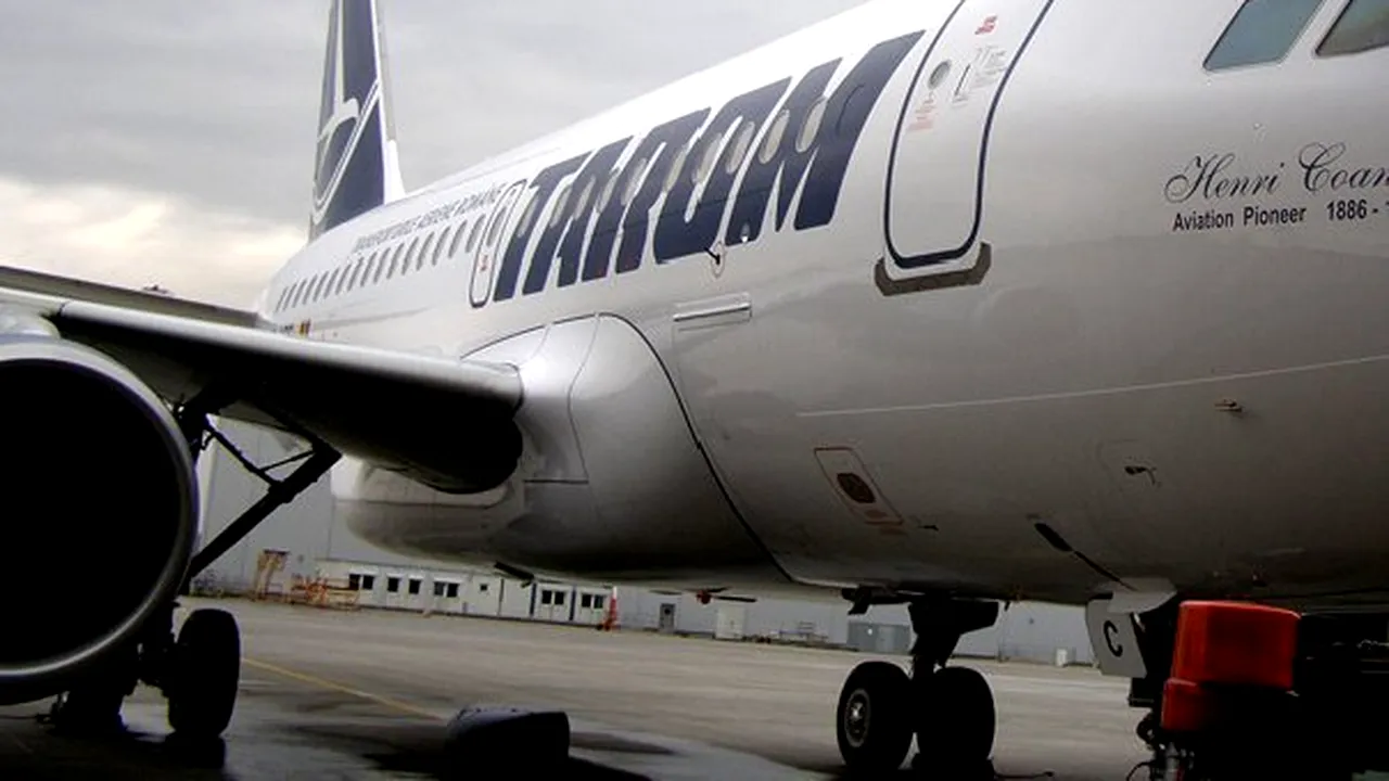 Tarom a reluat joi toate zborurile, care au însă întârzieri de 60-90 minute