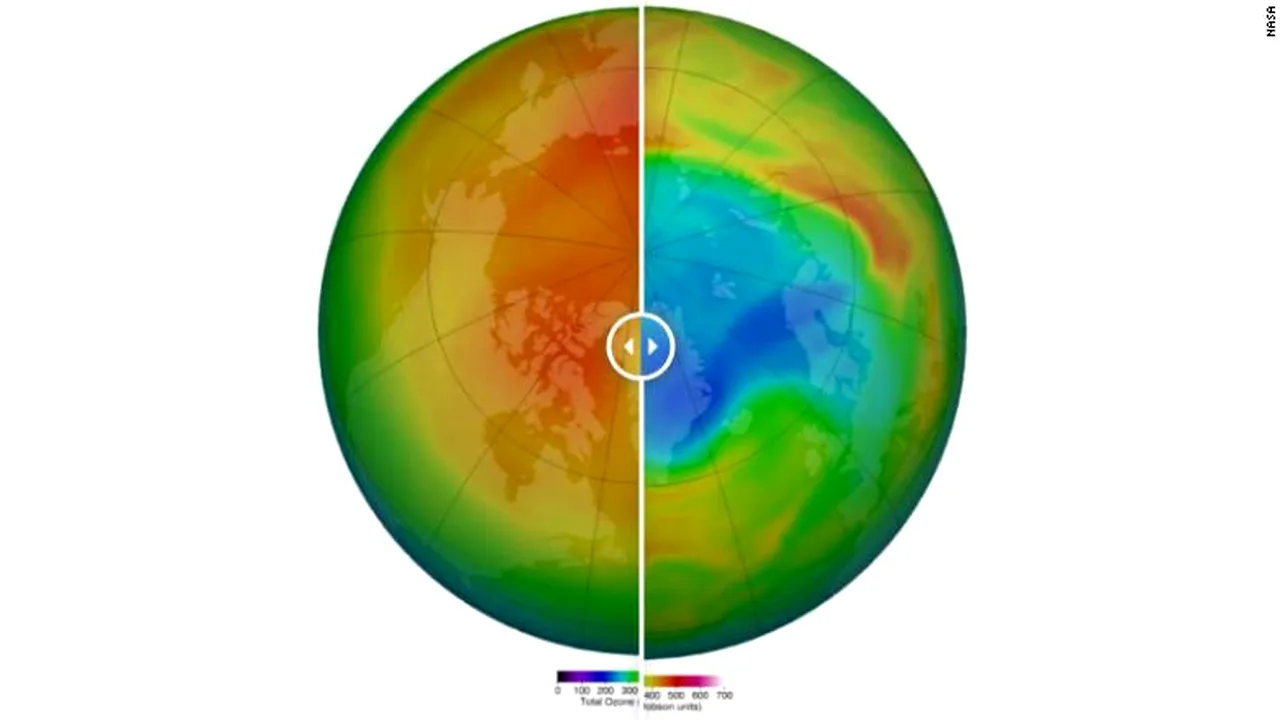 Oamenii de ştiinţă au descoperit cea mai mare gaură înregistrată vreodată în stratul de ozon din Arctica