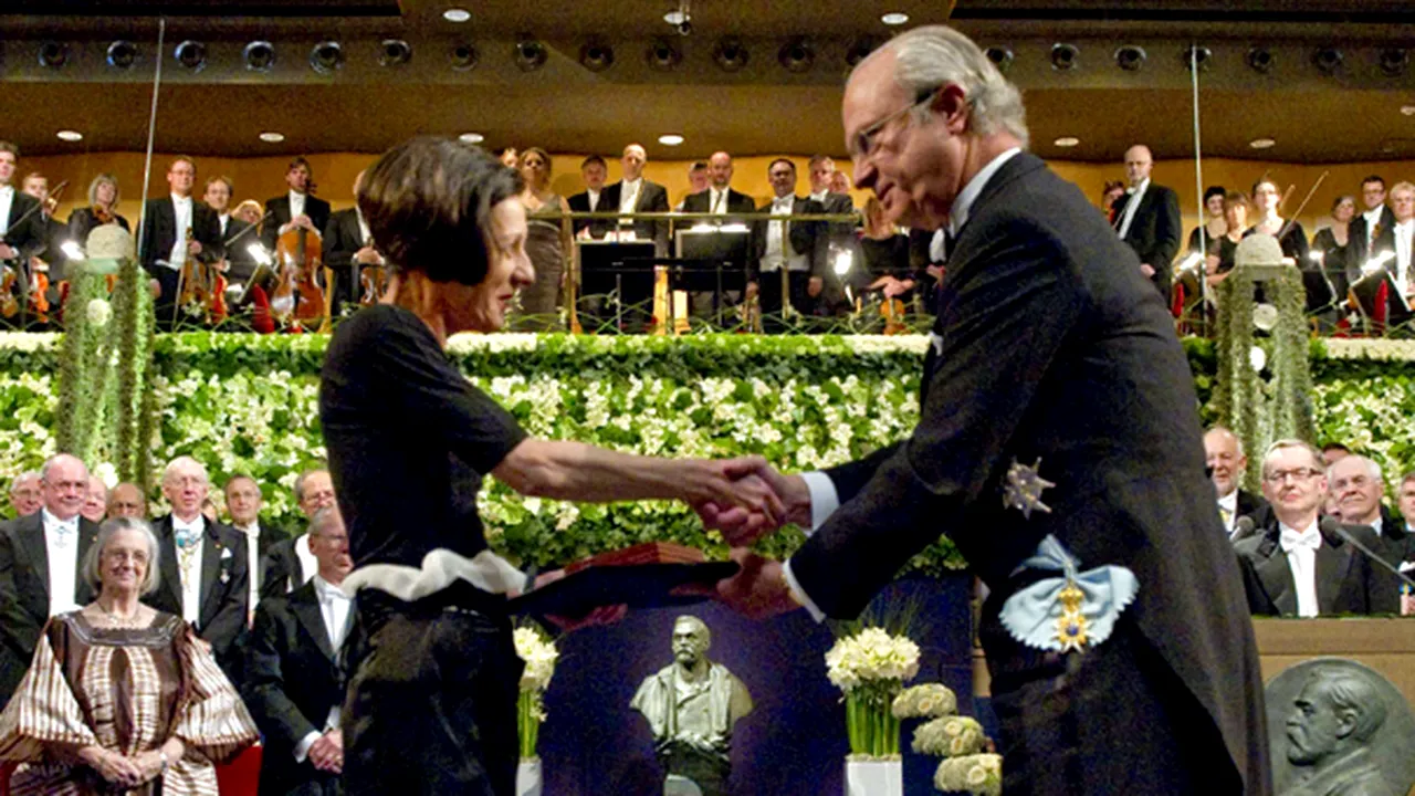 Herta Muller a criticat Rusia, China şi Iran, la gala de decernare a premiilor Nobel