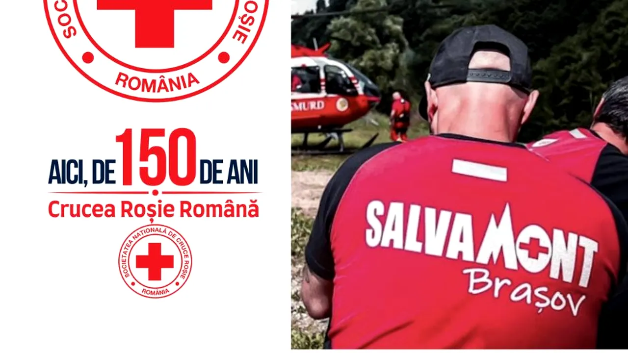 Conflict pe siglă între Salvamont și Crucea Roșie. Cu pixul sau carioca, vom contura cu neagru crucea roșie