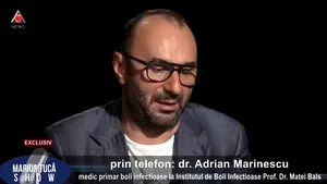 Medicul Adrian Marinescu, Exclusiv la „Marius Tucă Show”, despre Marcel Pavel: „Testul pentru Covid-19 este pozitiv”