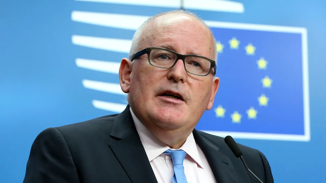 Frans Timmermans vrea consolidarea UE şi cere protejarea statului de drept: Nu este un joc, ci un lucru pe care îl merită toată lumea