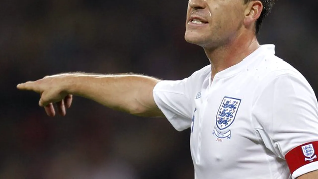 John Terry vrea să se retragă din naţionala Angliei după Euro-2012