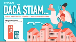 Studiu Storia.ro şi OLX Imobiliare: sfaturi de la actualii proprietari pentru viitorii cumpărători