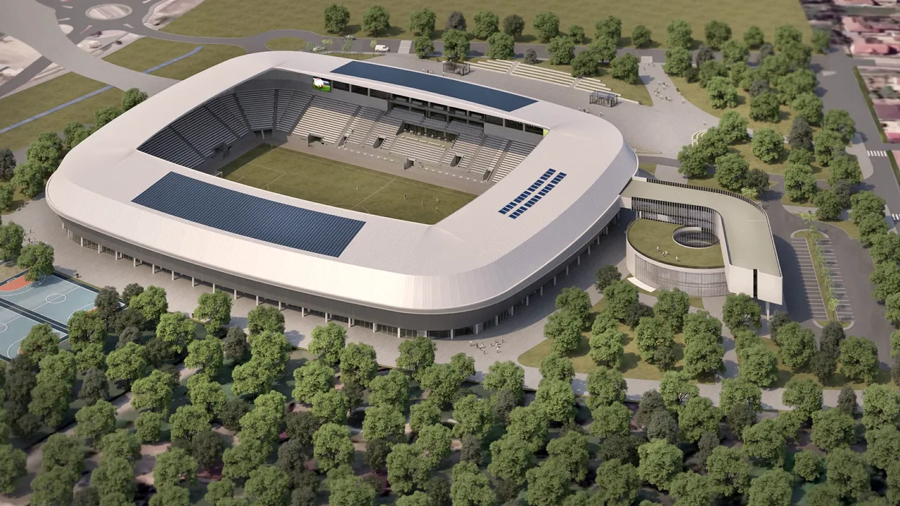 Un stadion de zeci de milioane de euro va fi construit într-un oraş mare din România