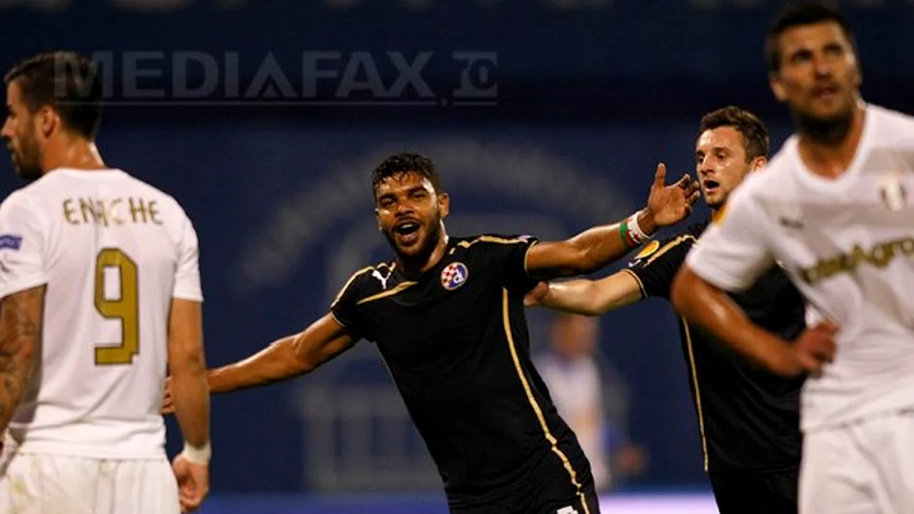 Astra a fost învinsă de Dinamo Zagreb cu scorul de 5-1, în prima etapă a grupei D a Ligii Europa