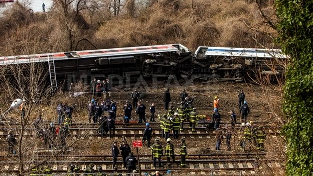 Trenul care a deraiat la New York mergea cu o viteză prea mare, anunţă anchetatorii