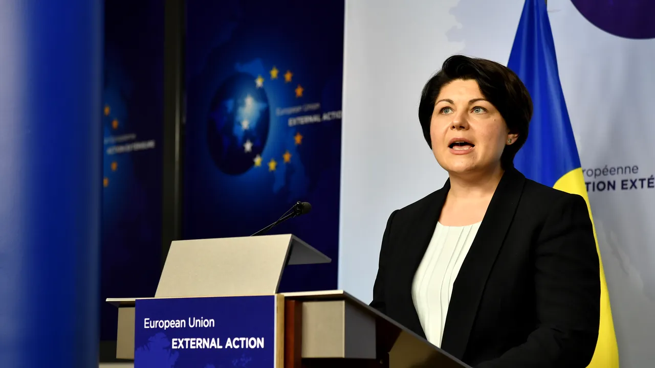 Premierul Republicii Moldova, Natalia Gavriliţa, vizită fulger la Bucureşti