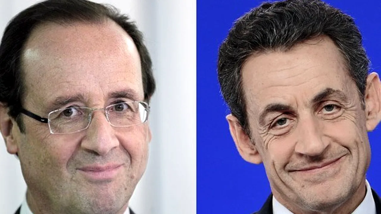Luptă strânsă pentru Preşedinţia Franţei: Hollande pierde un punct în faţa lui Sarkozy înaintea turului doi al alegerilor