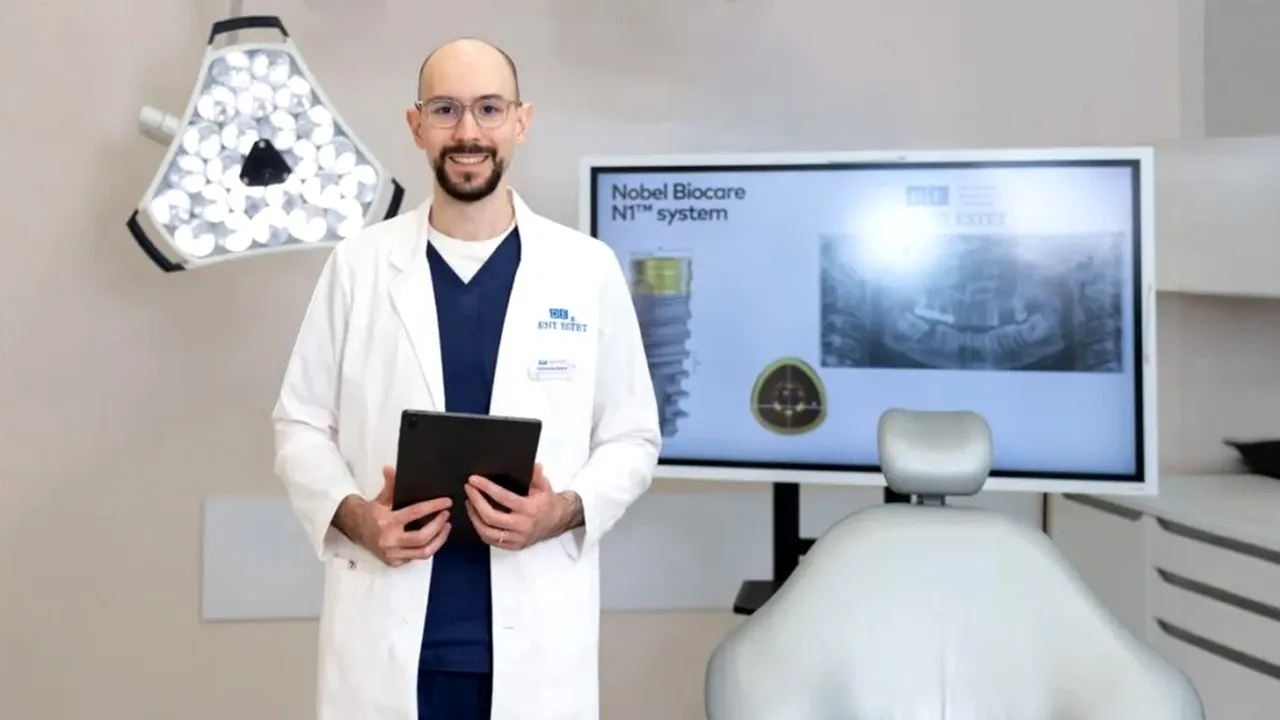 Implant dentar ghidat de AI: precizie și confort pentru pacient (P)