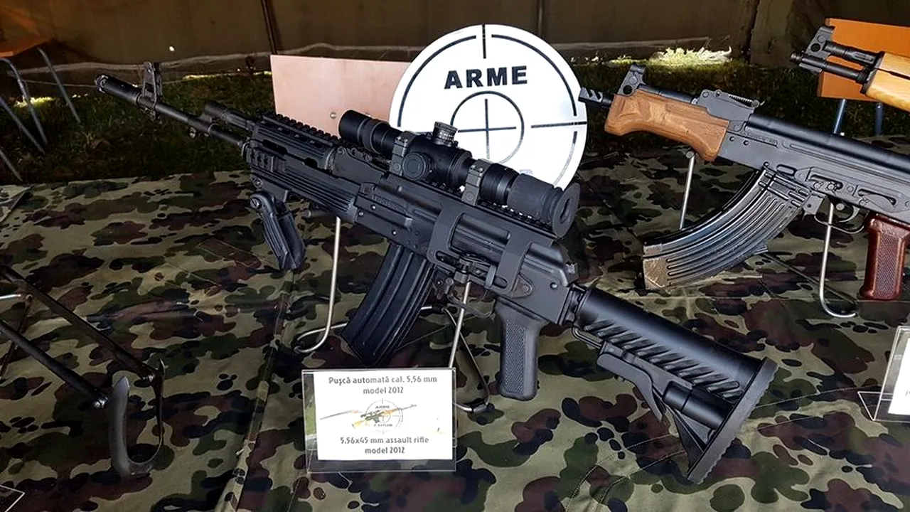 FOTO | Fabrica de Arme Cugir a realizat un nou tip de armă de asalt, care se încadrează în normele NATO