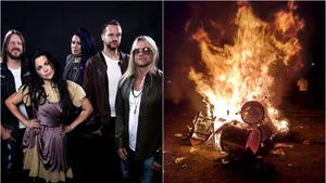 Violenţe la festivalul Knotfest din Mexic: Fanii furioşi au incendiat scena, după ce Evanescence şi-a anulat concertul. FOTO, VIDEO