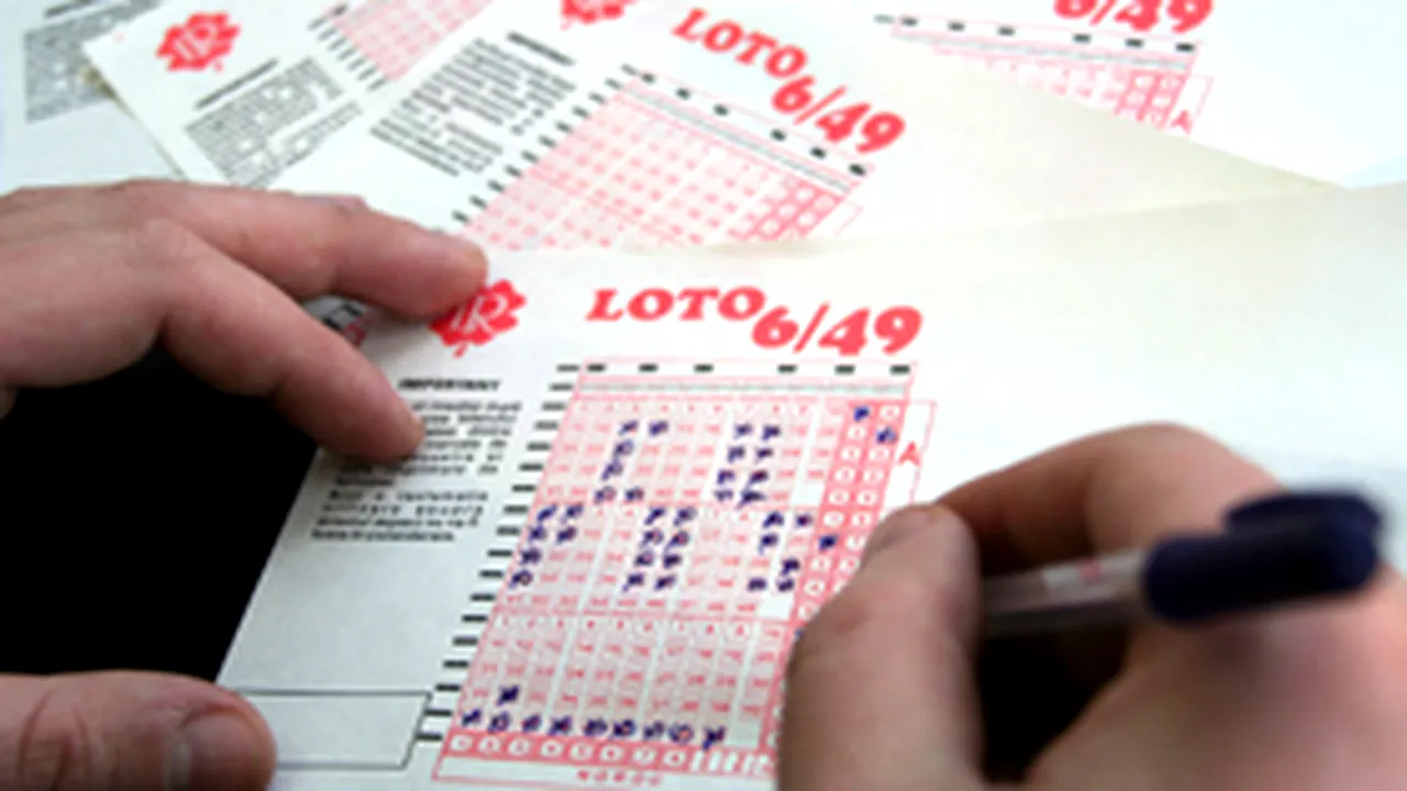 Premiu de 4,8 milioane de euro la tragerea Loto 6/49 de duminică
