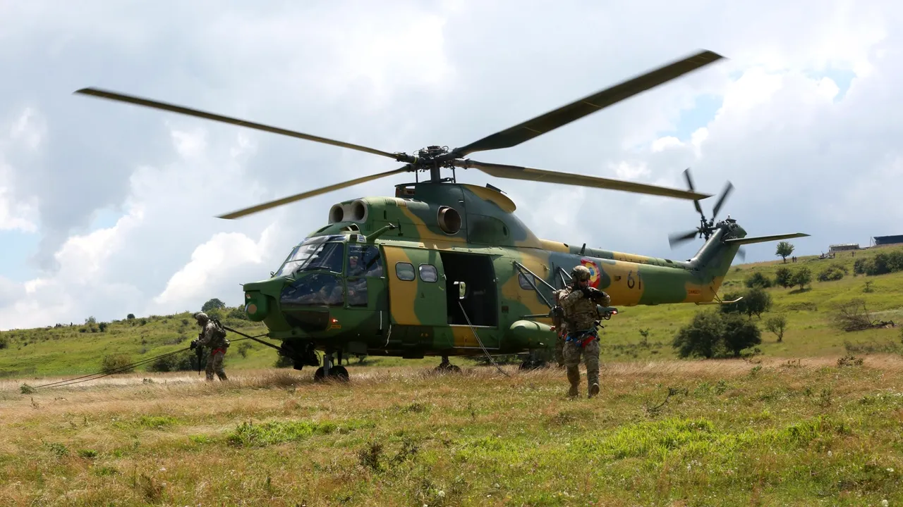 Un elicopter românesc a fost avariat de furtună, în Mali. Anunţul MApN despre incident şi starea militarilor
