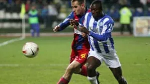 Steaua a învins Pandurii Târgu Jiu