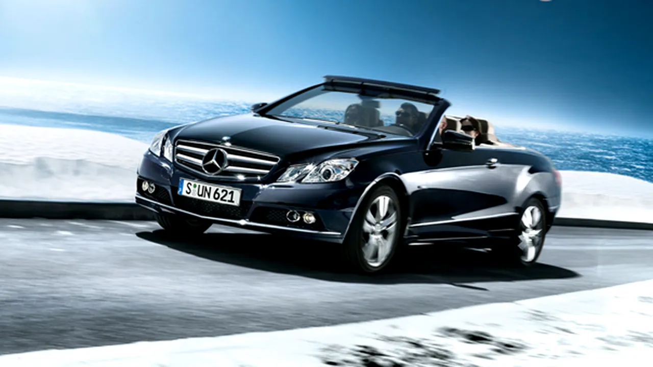 Mercedes Clasa E Cabriolet, disponibil în România din 27 martie - GALERIE FOTO