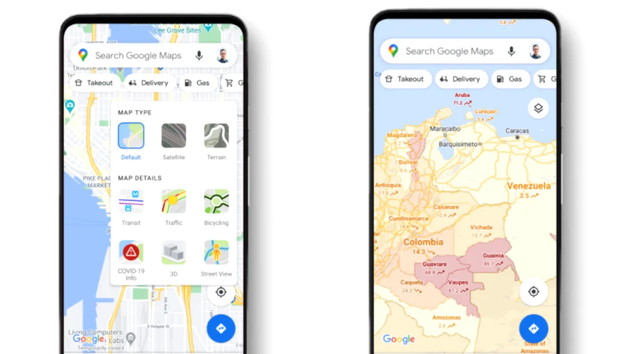 Google Maps îţi arată situaţia COVID-19 din zona ta. „Zonele roşii” vor fi vizibile pentru utilizatorii de Android şi IOS