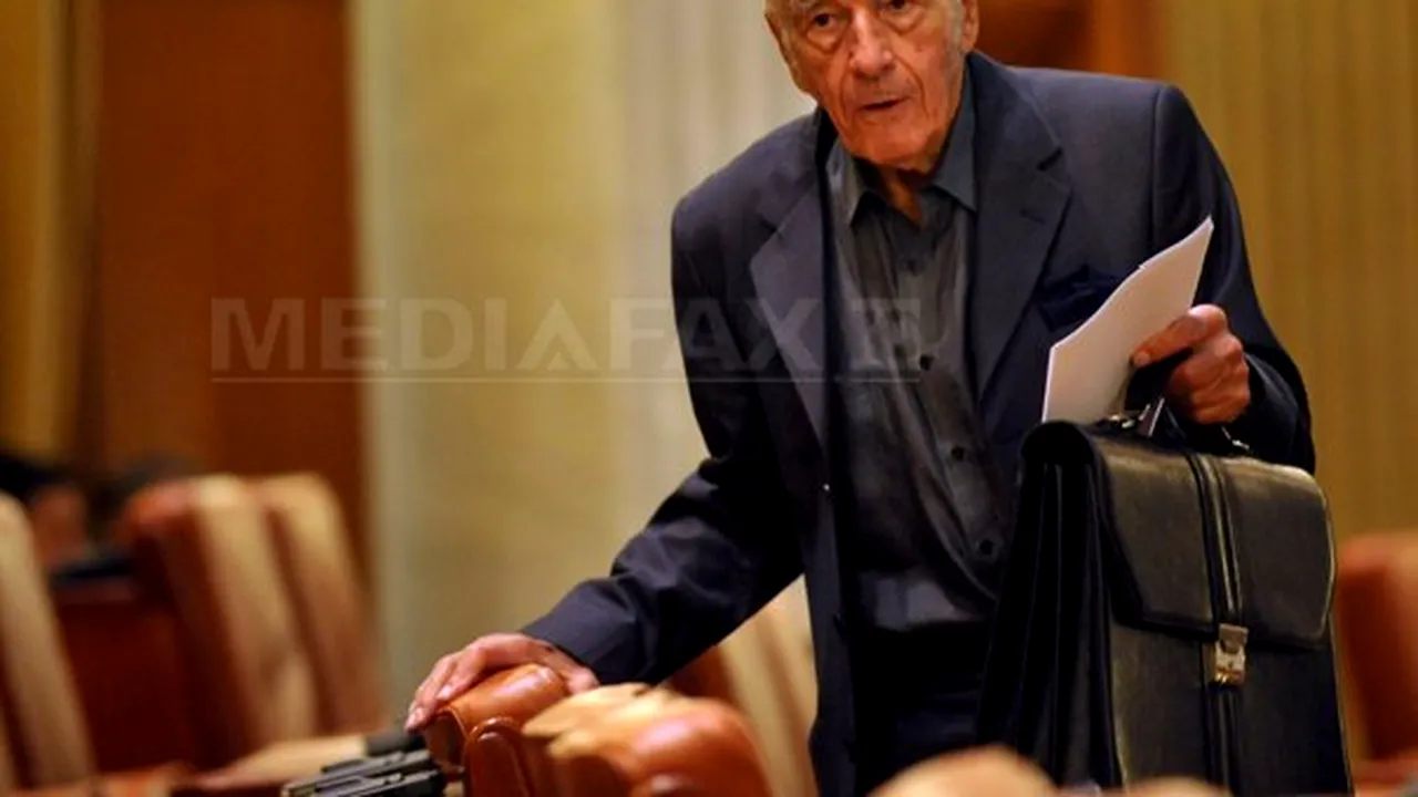 Mesajul emoţionant al lui Sergiu Nicolaescu în Senat: Mai am puţini ani de trăit, vă spun sincer 