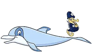 Londra: Delfinul Hector îi învaţă pe copii despre pericolele pedofiliei online