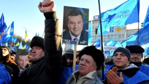 AFP: Participanţi la contramanifestaţia puterii la Kiev, plătiţi şi puţin entuziaşti