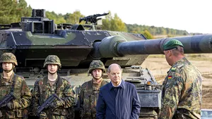 Olaf Scholz aşteaptă o decizie coordonată privind tancurile şi cere evitarea unui război NATO-Rusia