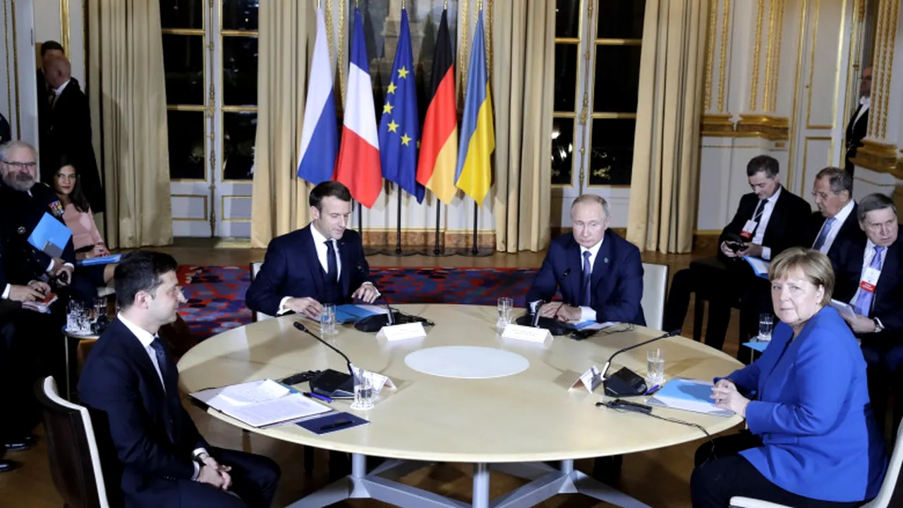 Prima (şi ultima) întâlnire dintre Putin şi Zelenski a avut loc după ce şeful Ucrainei l-a provocat pe rus în timp ce era pe banda de alergat

