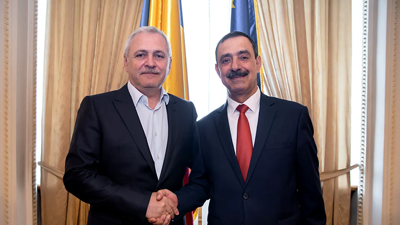 Liviu Dragnea a discutat cu ambasadorul Palestinei în România despre cooperarea bilaterală sectorială